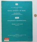 Piano exam pieces ABRSM 1976 Grade II 2 List A&B vintage 1970s sheet music book